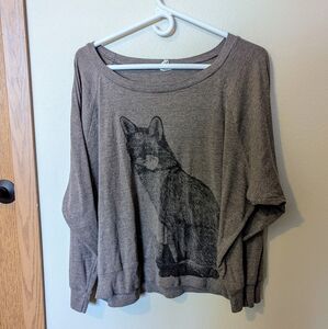 Large Oversized Fox Shirt